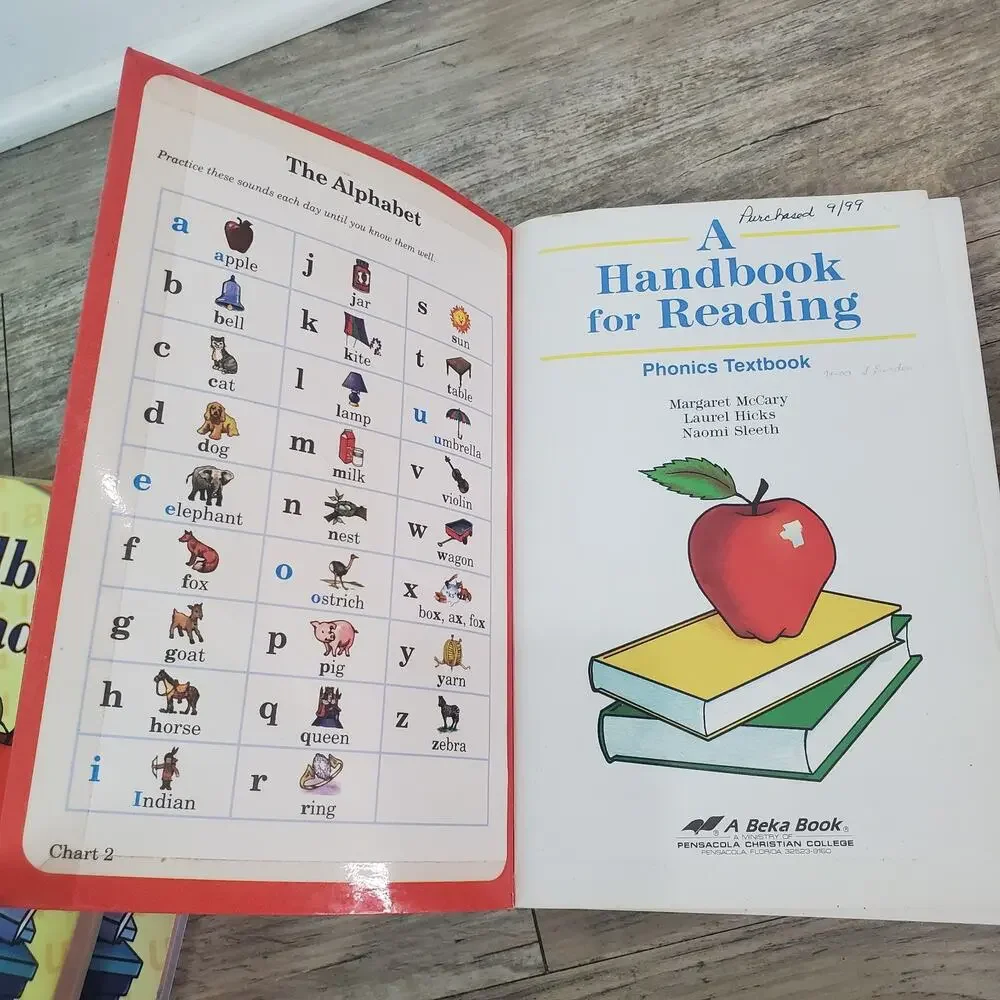 A Beka Book HANDBOOK FOR READING Lot Of 3 Third Edition, First Grade Homeschool